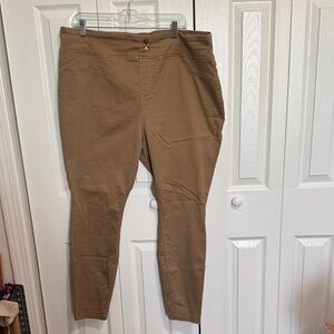 Terra & Sky Women's Tan Chinos